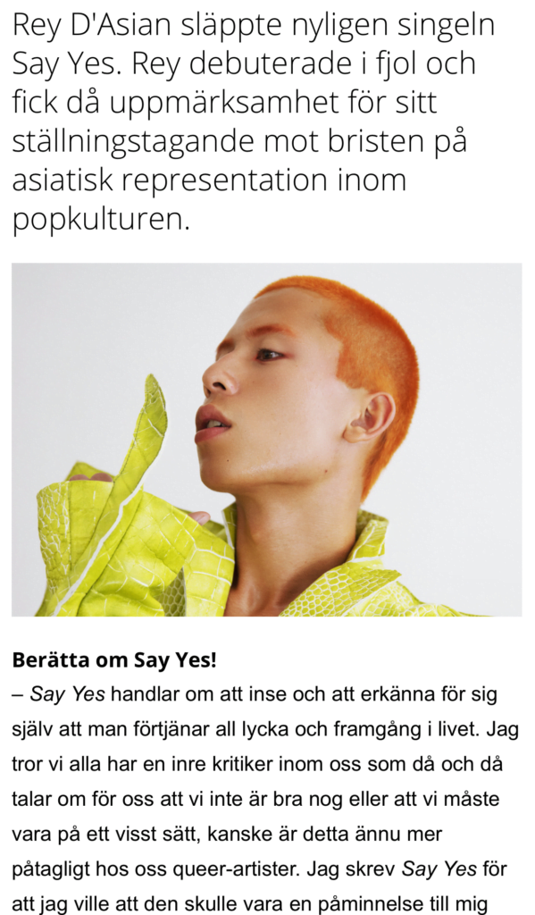 INTERNALIZED OBJECTIFIKATION with Alva Lingestål in QX magazine by Rey D’Asian