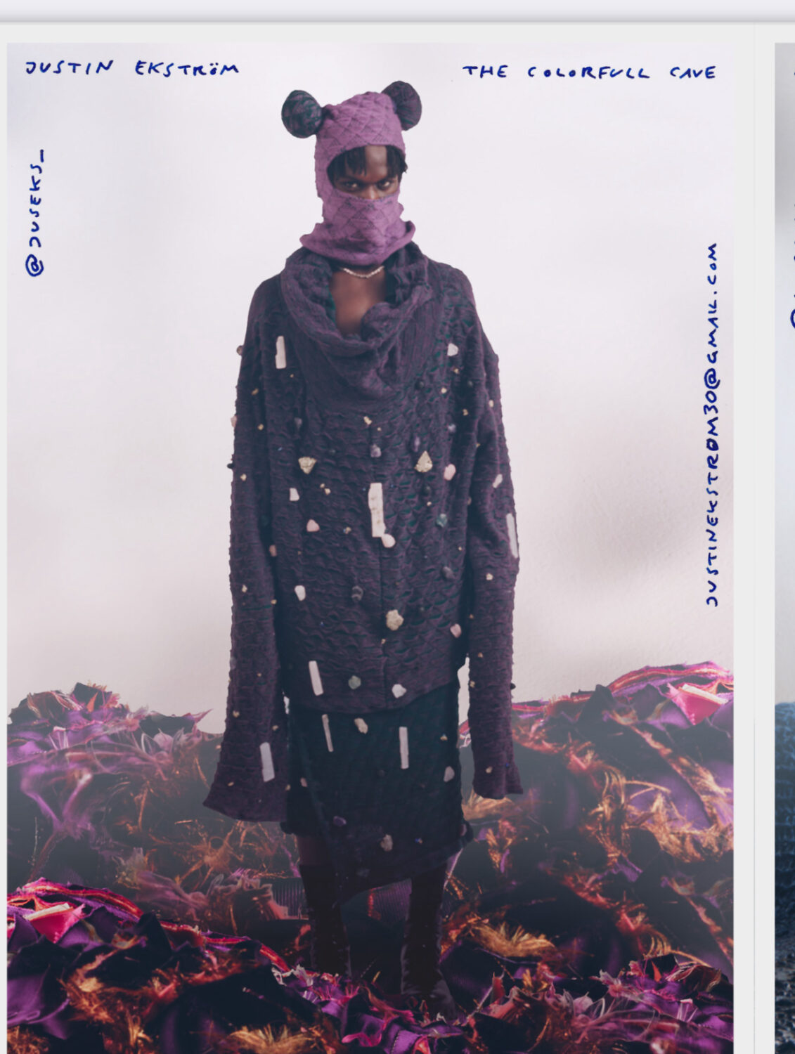 The Colorful Cave- Material experiment.